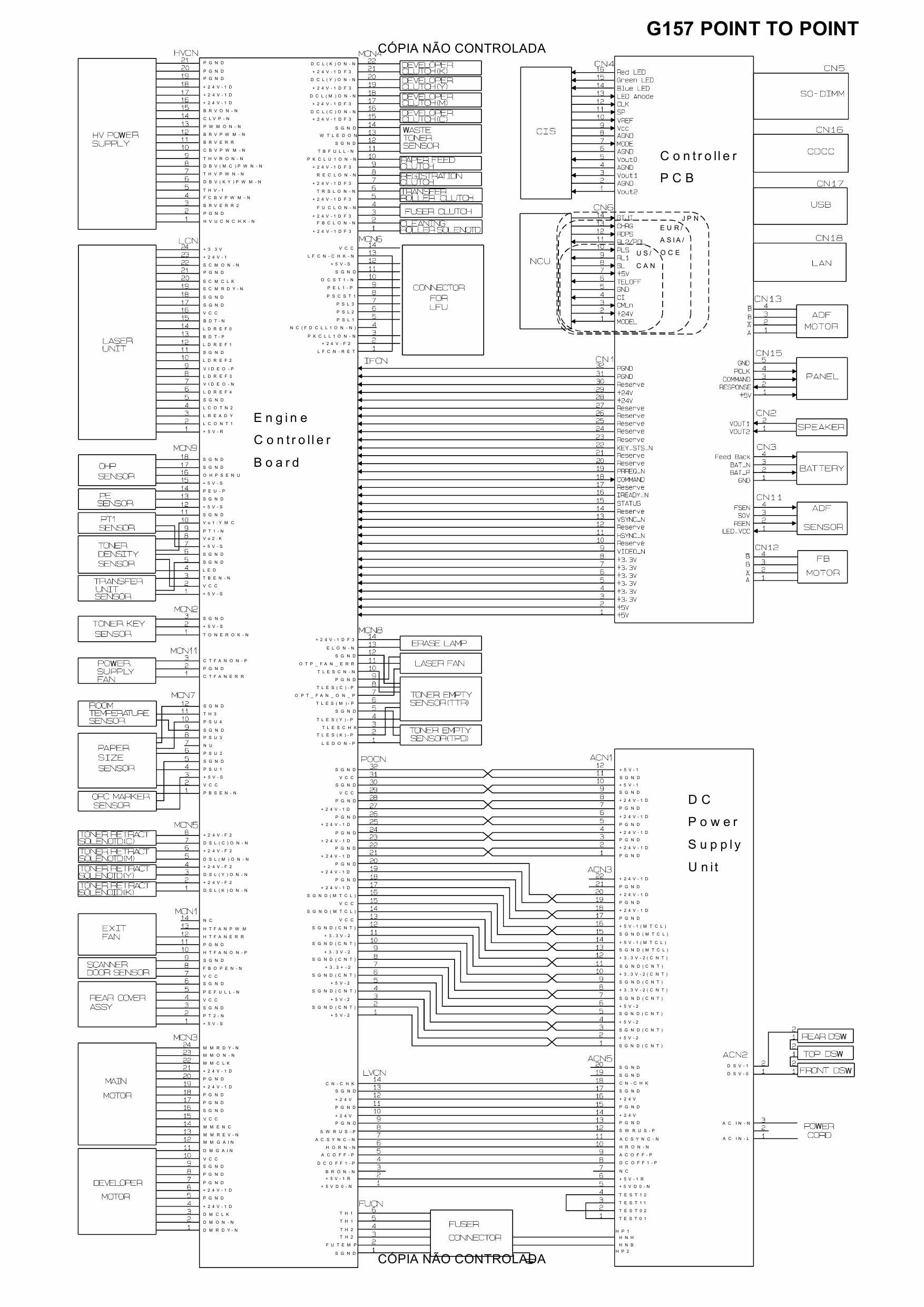 RICOH Aficio SP-C210SF G157 Circuit Diagram-1